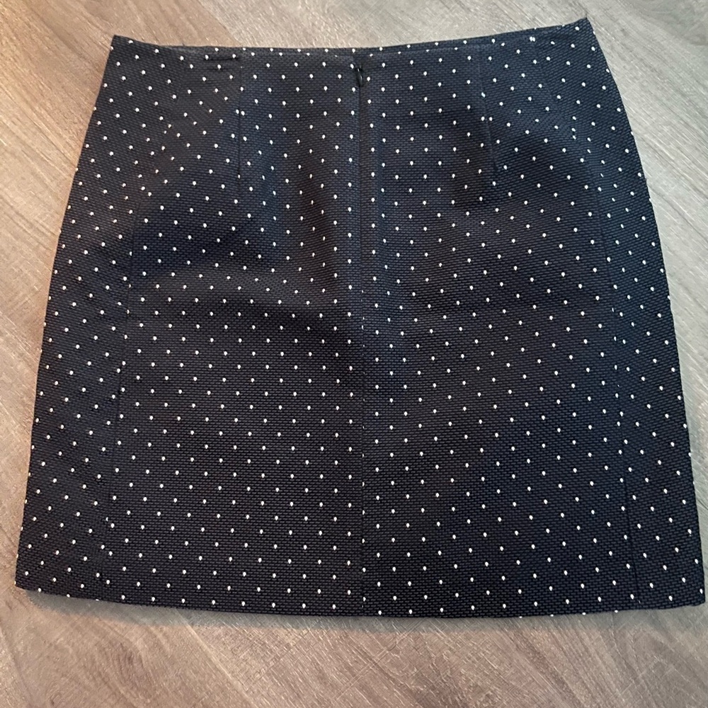 Polka dot mini skirt